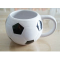 Tasse de football, tasse de forme de football